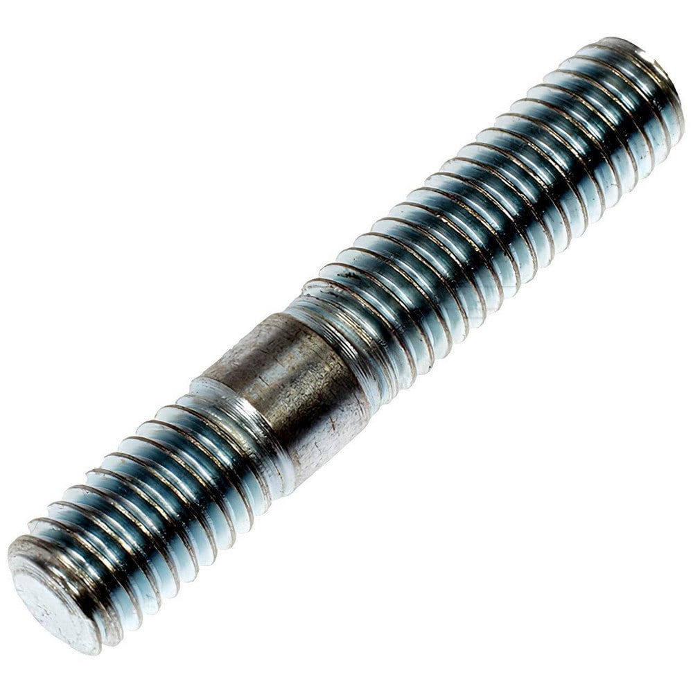 Unequal Double Threaded Stud: 3/8-16 Thread, 2-1/8