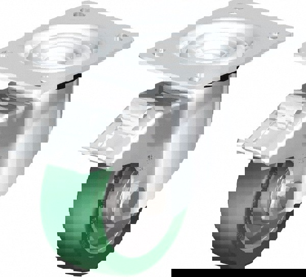 Swivel Top Plate Caster: Polyurethane-Elastomer Blickle Softhane, 4