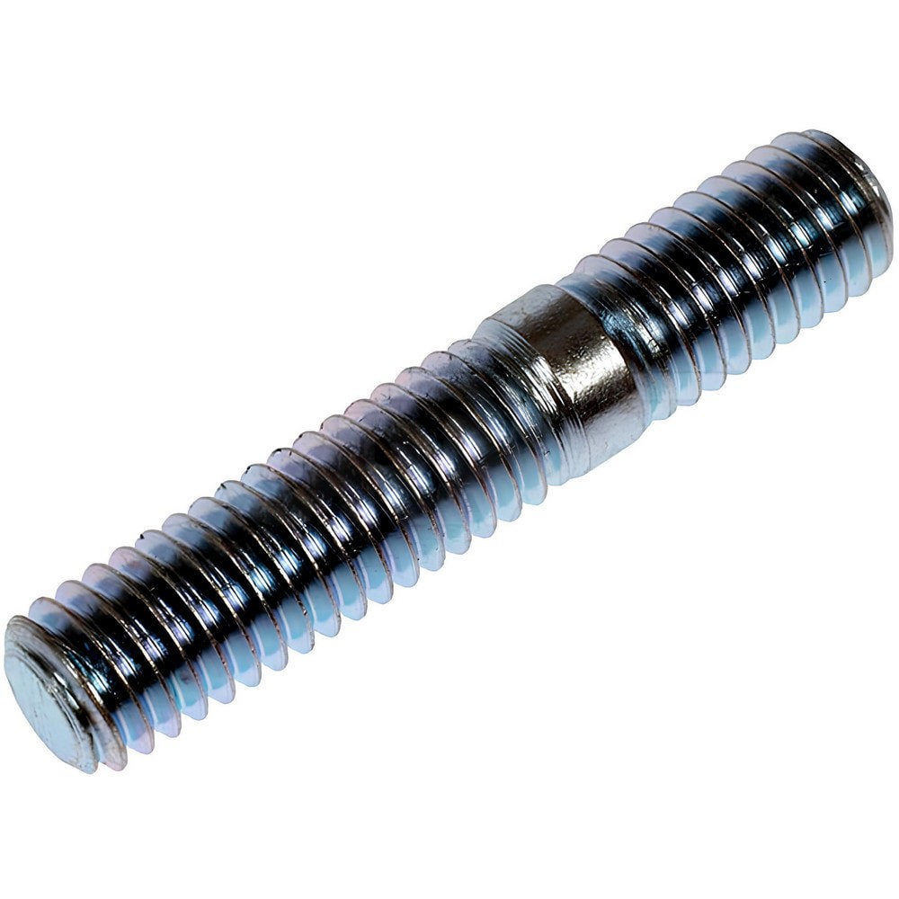 Unequal Double Threaded Stud: 3/8-16 Thread, 2