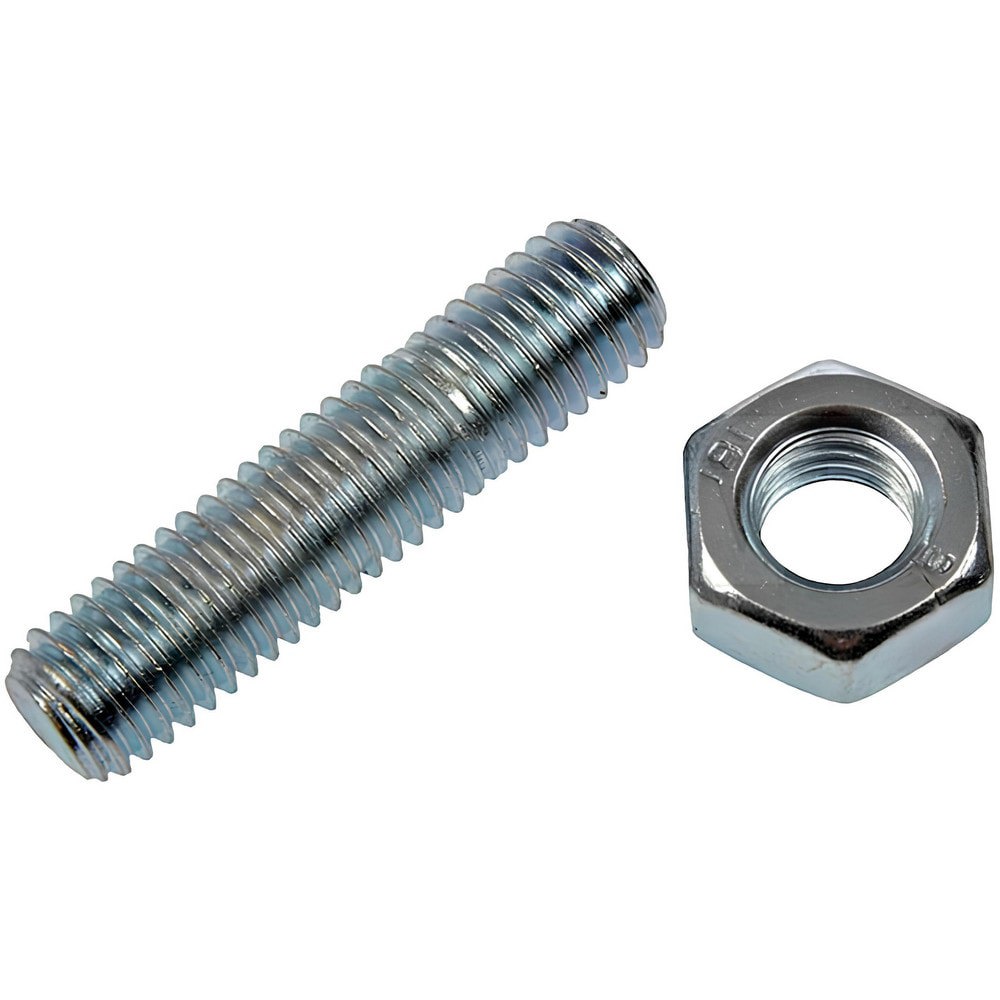 Unequal Double Threaded Stud: M10 x 1.5 Thread, 42 mm OAL