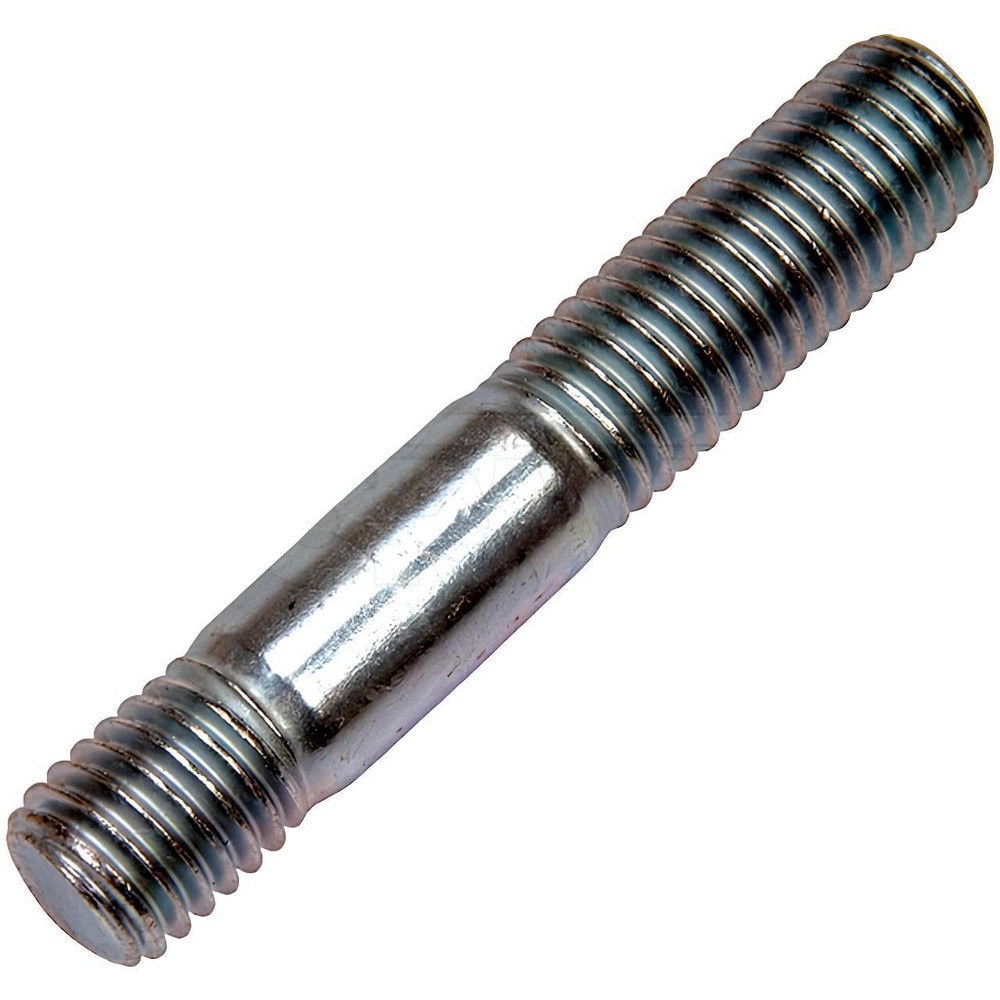 Unequal Double Threaded Stud: M10 x 1.5 Thread, 57 mm OAL