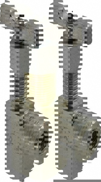 Needle Valve: Angled, 3/8