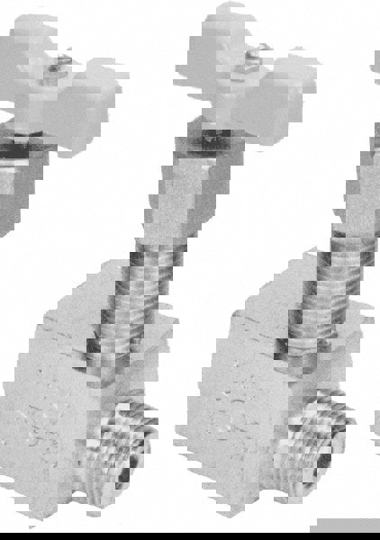 Needle Valve: Angled, 3/4