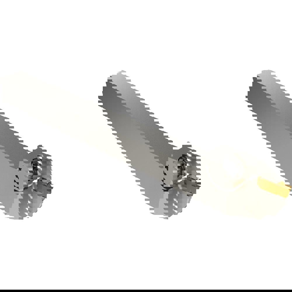 Indexable Grooving-Cutoff Toolholder: WGCSCFR1010K0210, 2 to 2 mm Groove Width, 10 mm Max Depth of Cut, Right Hand