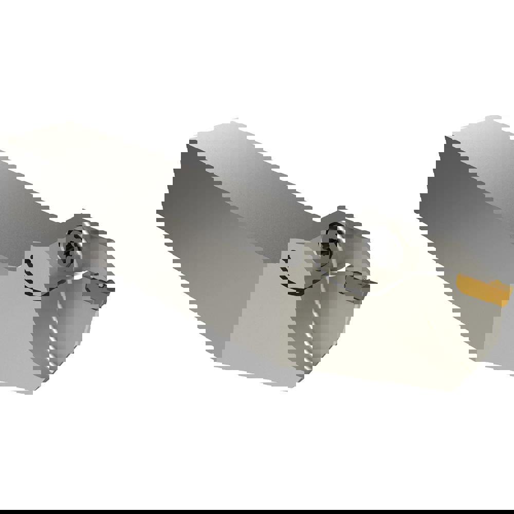 Indexable Grooving-Cutoff Toolholder: WGCSCFR2020K0216, 2 to 2 mm Groove Width, 16 mm Max Depth of Cut, Right Hand