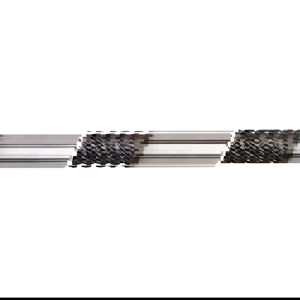 Corner Radius End Mill: 25 mm Dia, 125 mm LOC, 1 mm Radius, 5 Flutes, Solid Carbide