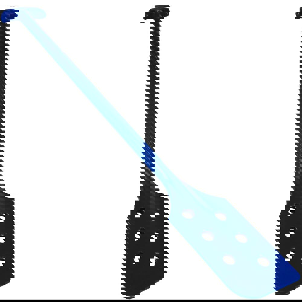 Blue Polypropylene Mixing Paddle with Holes