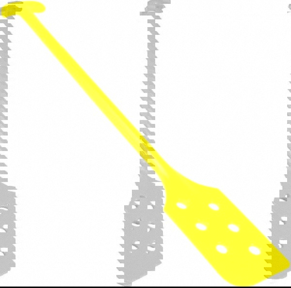 Yellow Polypropylene Mixing Paddle with Holes