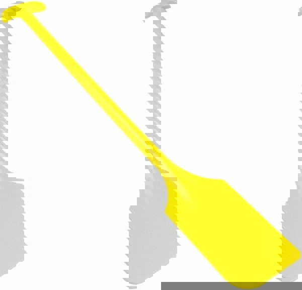 Yellow Polypropylene Mixing Paddle without Holes