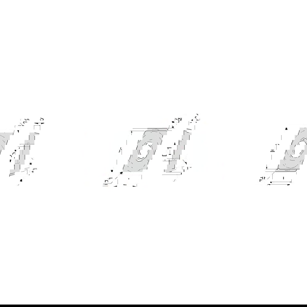 Turning Insert: CPMT21.50.5PS AH8005, Carbide