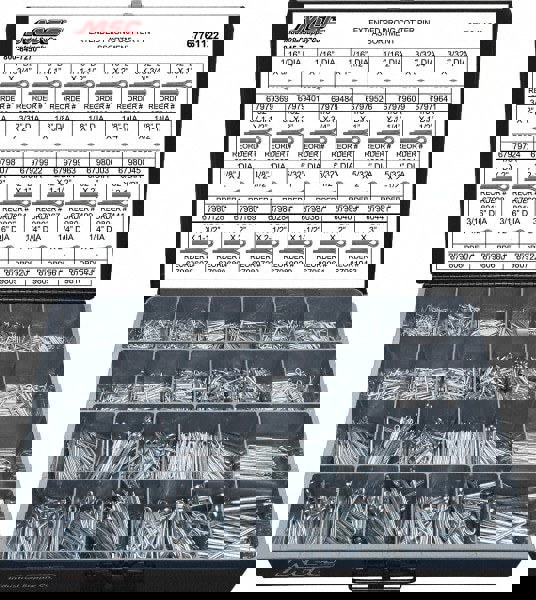 2,325 Piece, 1/16 to 1/4