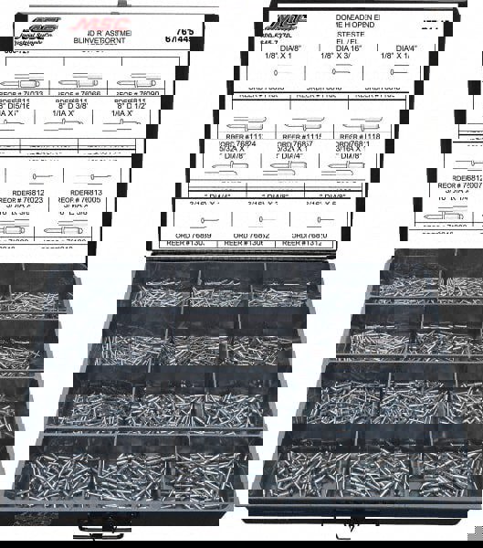 1,100 Piece, 1/8 to 3/16