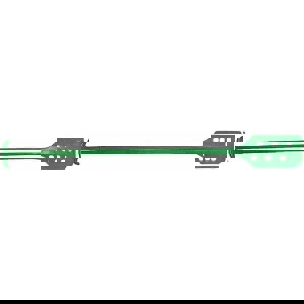 Green Polypropylene Mixing Paddle with Holes