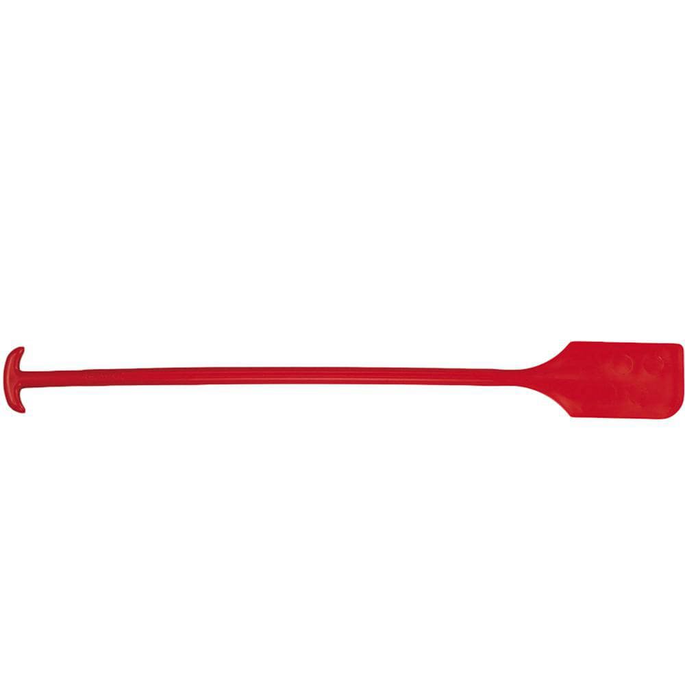 Red Polypropylene Mixing Paddle without Holes