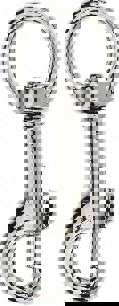 Oval Swivel Eye Bolt Snap: 40 lb Load Capacity