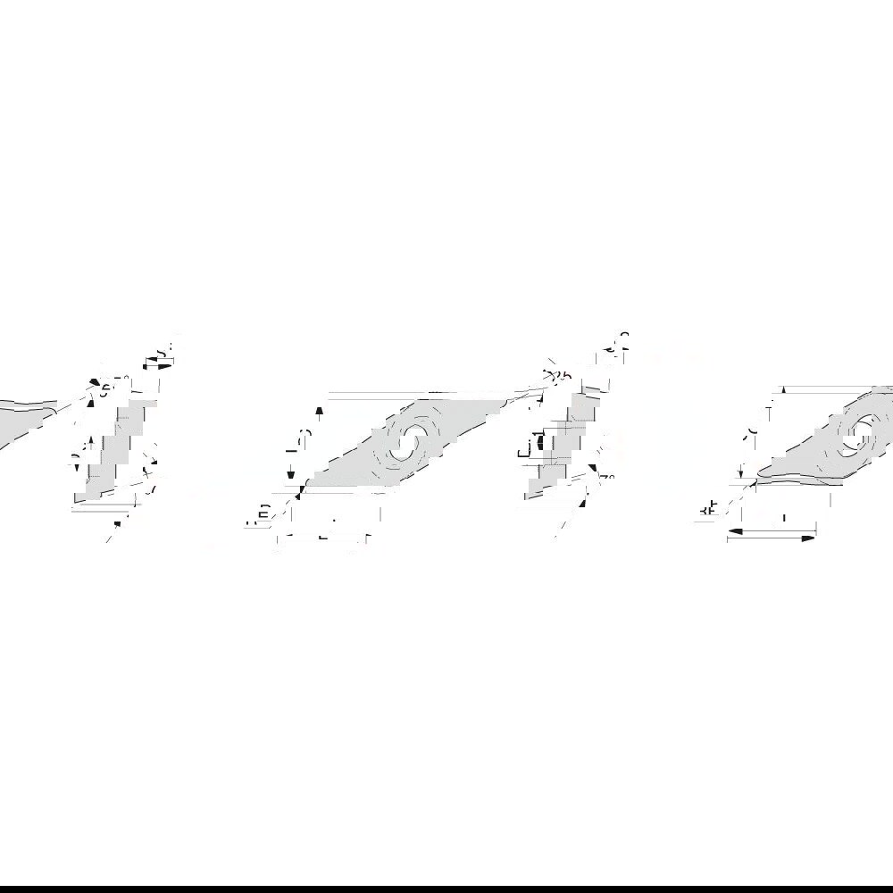 Turning Insert: YWMT11T204-ZM T9225, Solid Carbide