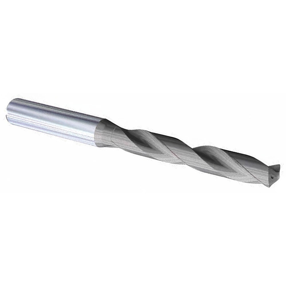 Jobber Length Drill Bit: 9.10 mm (0.3583) Dia, 140 deg, Solid Carbide