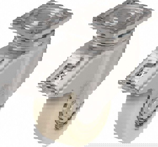 Swivel Top Plate Caster: Cast Nylon, 3