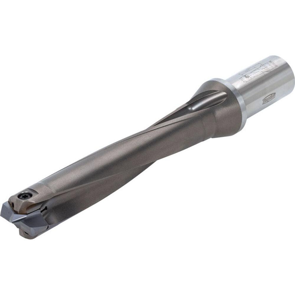Replaceable-Tip Drill: 22 to 22.9 mm Dia, 113.4 mm Max Depth, 25 mm Weldon Flat Shank