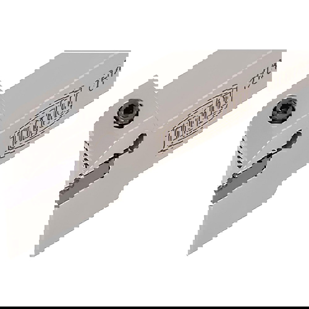 Indexable Grooving/Cut-Off Toolholders; Internal or External: External ; Hand of Holder: Right Hand ; Maximum Depth of Cut (mm): 16.00 ; Maximum Groove Width (Decimal Inch): 0.2555 ; Minimum Groove Width (Decimal Inch): 0.2165 ; Toolholder Style: CTER