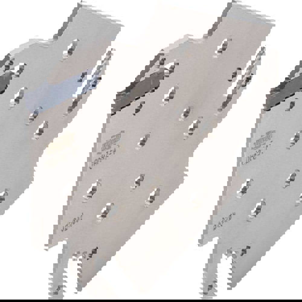 Indexable Cut-Off Blades; End Type: Triple Pocket; Hand: Neutral; Blade Height (mm): 42.00; Blade Width (mm): 3.00; Blade Style: CHGP; Compatible Insert Style: S..; D..; Compatible Insert Size Code: 3; Tool Material: Steel; Insert Holding Method: Self Gri