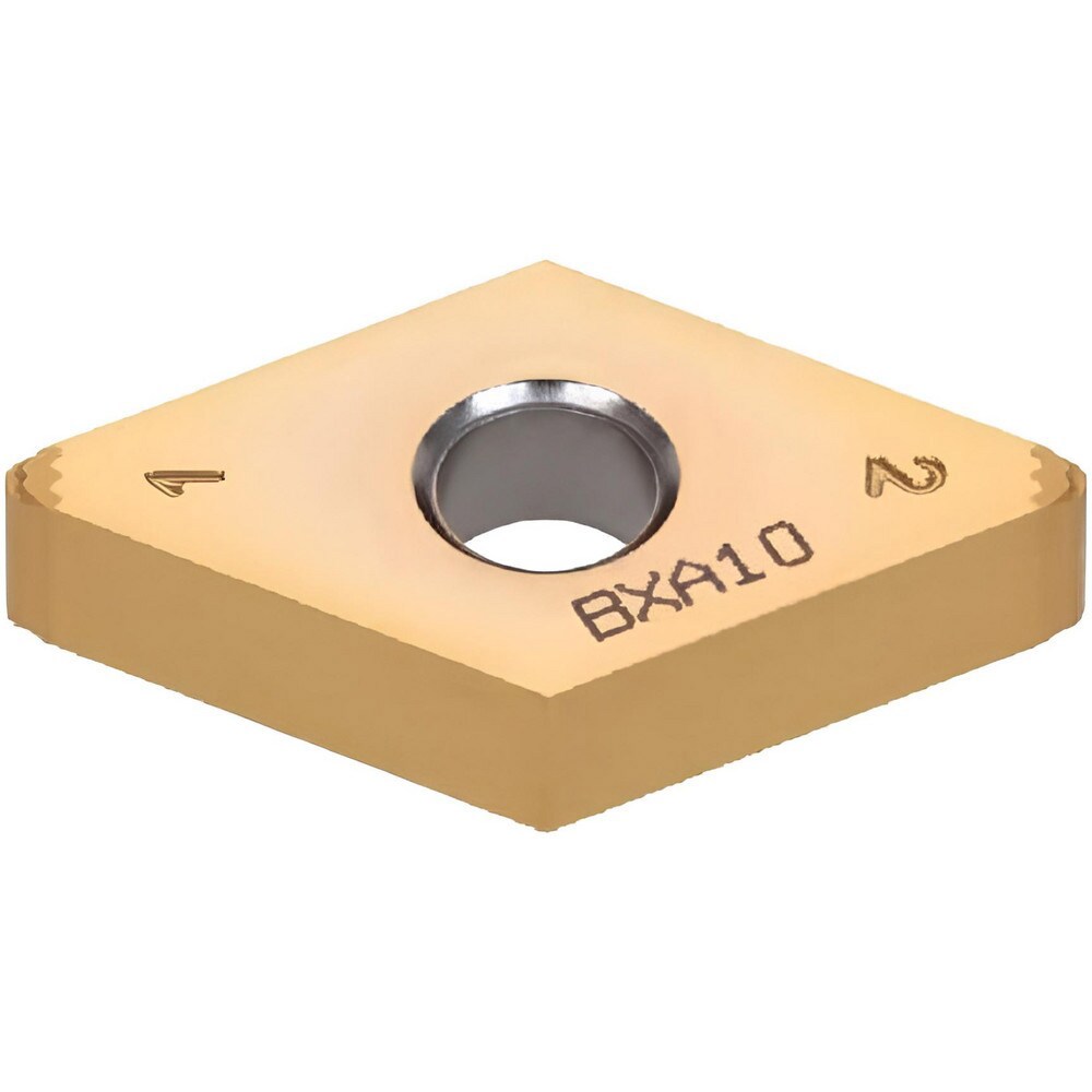 Turning Inserts; Relief Angle: 00 ; Insert Style: DNGG ; Corner Radius (Inch): 1/64 ; Corner Radius (Decimal Inch): 0.0157 ; Included Angle: 55degree ; Manufacturer Grade: BXA10