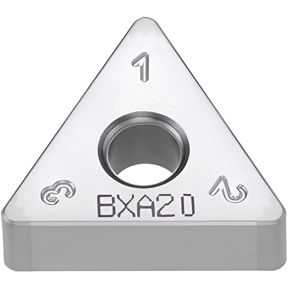 Turning Inserts; Relief Angle: 00 ; Insert Style: TNGA ; Corner Radius (Inch): 1/32 ; Corner Radius (Decimal Inch): 0.0315 ; Included Angle: 60degree ; Manufacturer Grade: BXA10