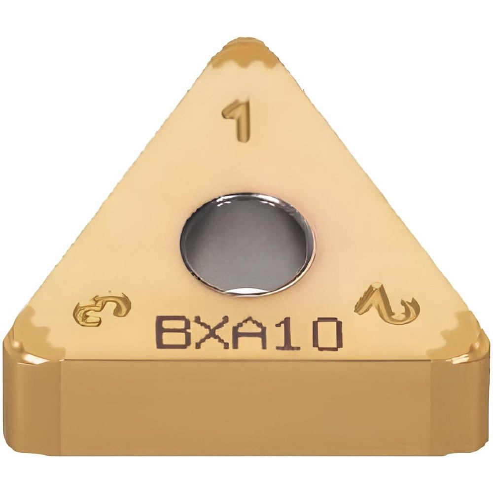 Turning Inserts; Relief Angle: 00 ; Insert Style: TNGG ; Corner Radius (Inch): 1/64 ; Corner Radius (Decimal Inch): 0.0157 ; Included Angle: 60degree ; Manufacturer Grade: BXA10