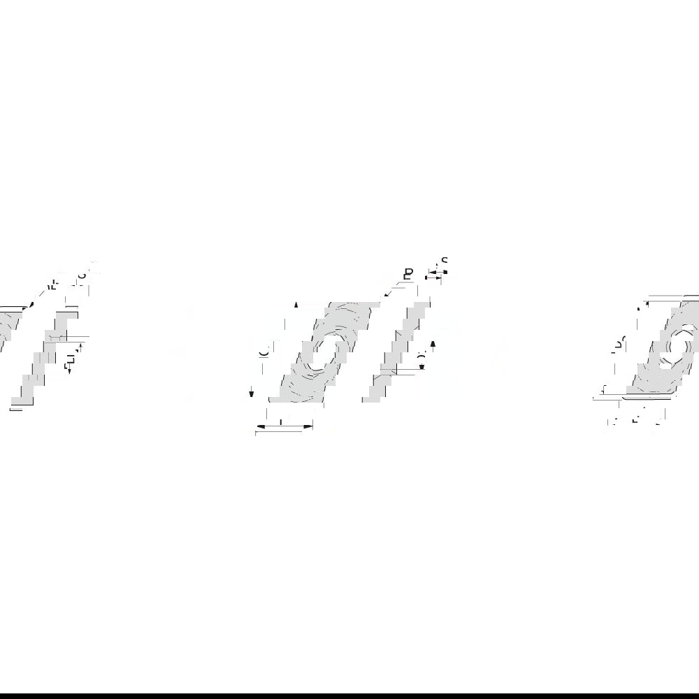 Turning Insert: CNMG432SM AH6225, Carbide