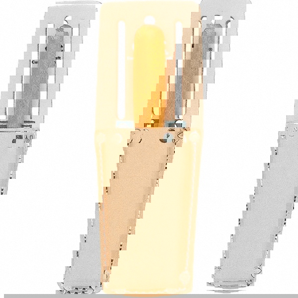 Sheath: 1 Pocket, Leather, Natural