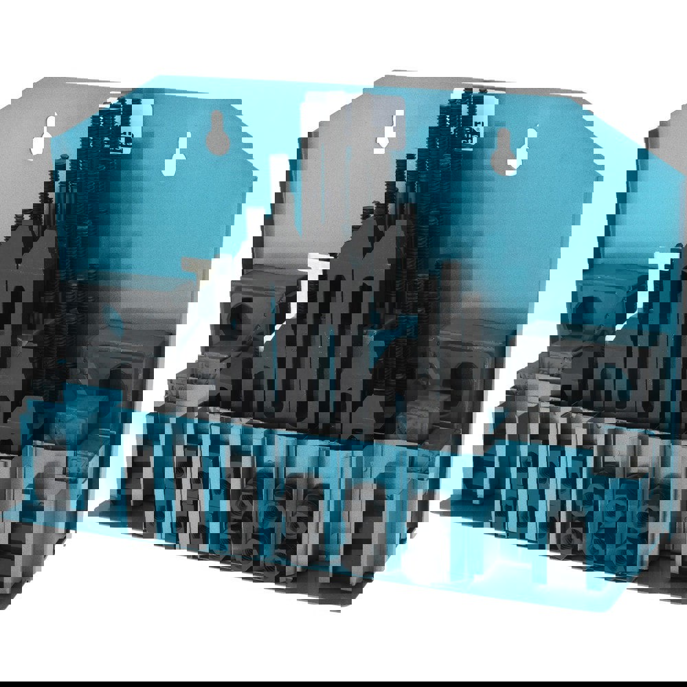 52 Piece Fixturing Step Block & Clamp Set with 25mm Step Block, 12mm T-Slot, M10x1.5 Stud Thread