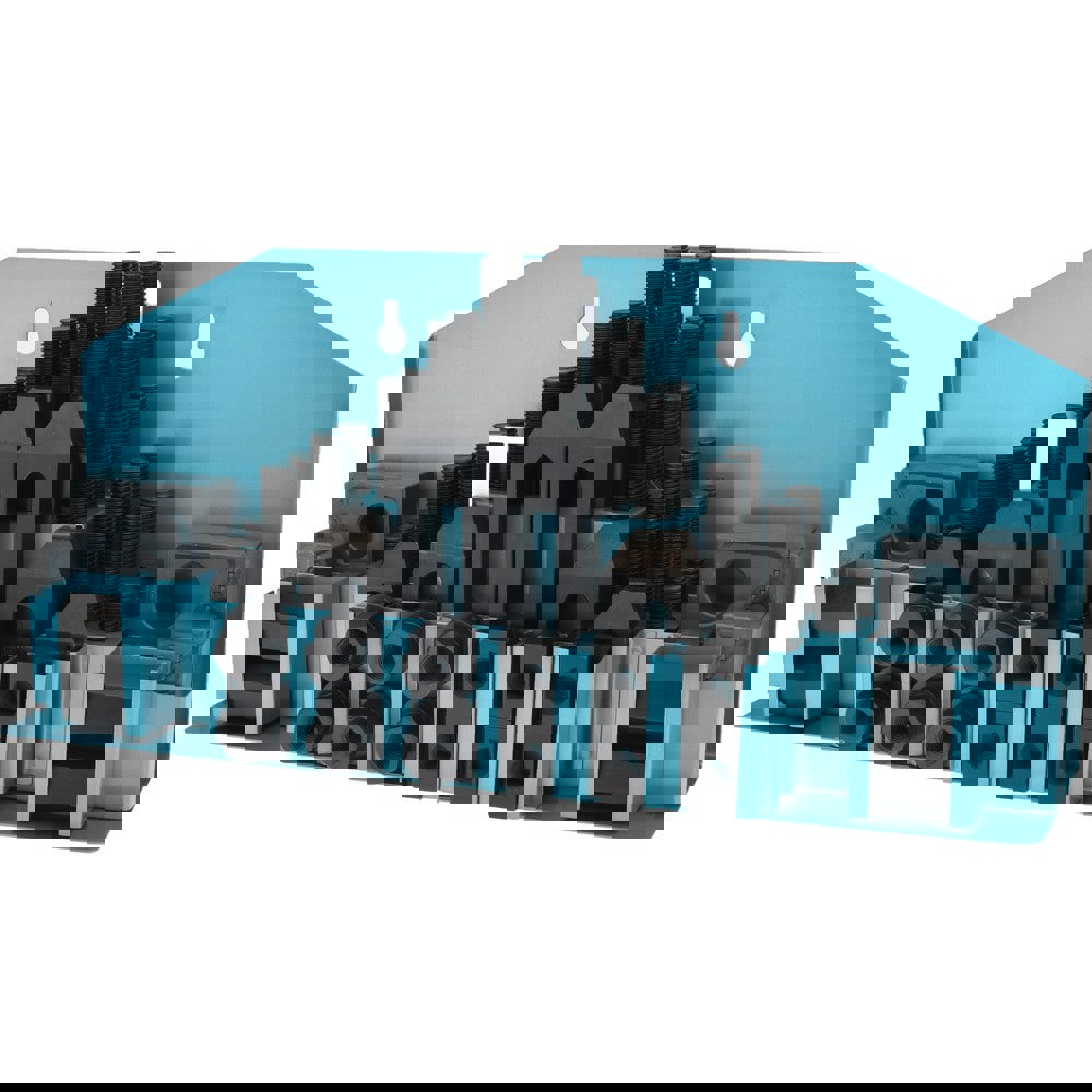 52 Piece Fixturing Step Block & Clamp Set with 25mm Step Block, 18mm T-Slot, M16x2.0 Stud Thread