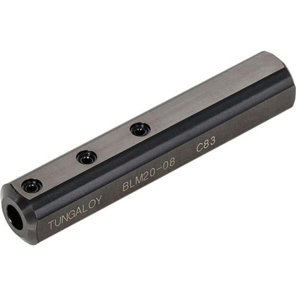 Boring Bar Sleeves; Bore Diameter (mm): 8.0000 ; Bore Depth (mm): 55.00 ; Overall Length (mm): 55.0000 ; Material: Steel ; Shank Type: Straight ; Shank Height (mm): 23.00