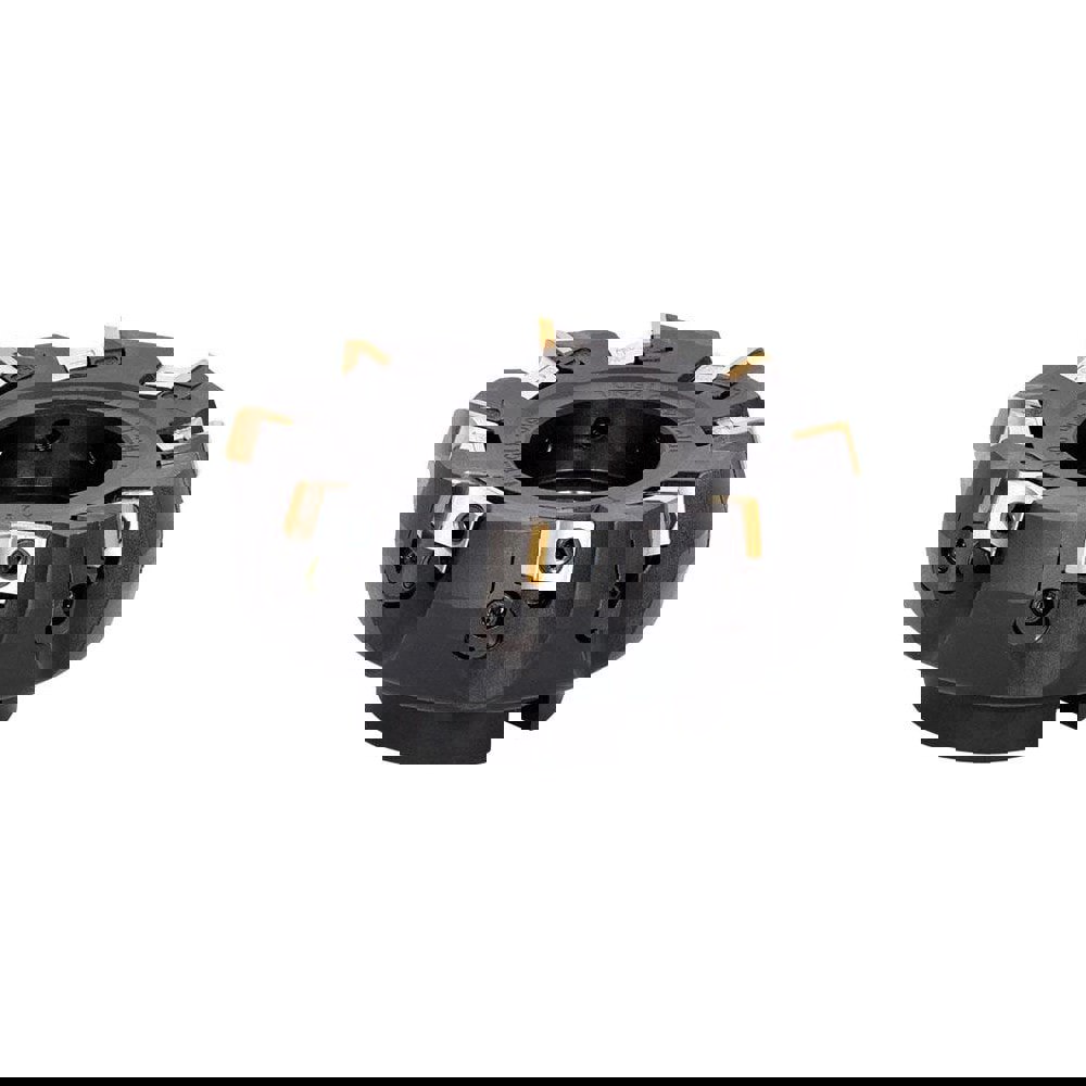 Indexable Chamfer & Angle Face Mills; Minimum Cutting Diameter (mm): 125.00; Maximum Cutting Diameter (mm): 132.00; Maximum Depth of Cut (mm): 7.00; Arbor Hole Diameter (mm): 38.10; Lead Angle: 75; Compatible Insert Size Code: SPKN42STR; Cutter Style: TGP