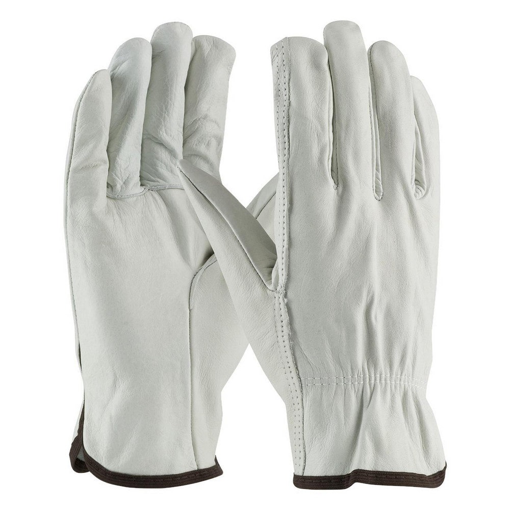 Work Gloves: PiP 68-103, Size Medium, Cowhide Leather Lined, Cowhide Leather, General Purpose