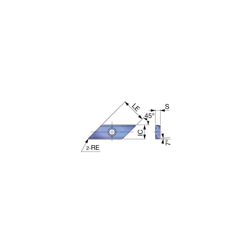 Milling Insert: ANSI XCET310404ER UX30, ISO XCET310404ER UX30, UX30, Solid Carbide
