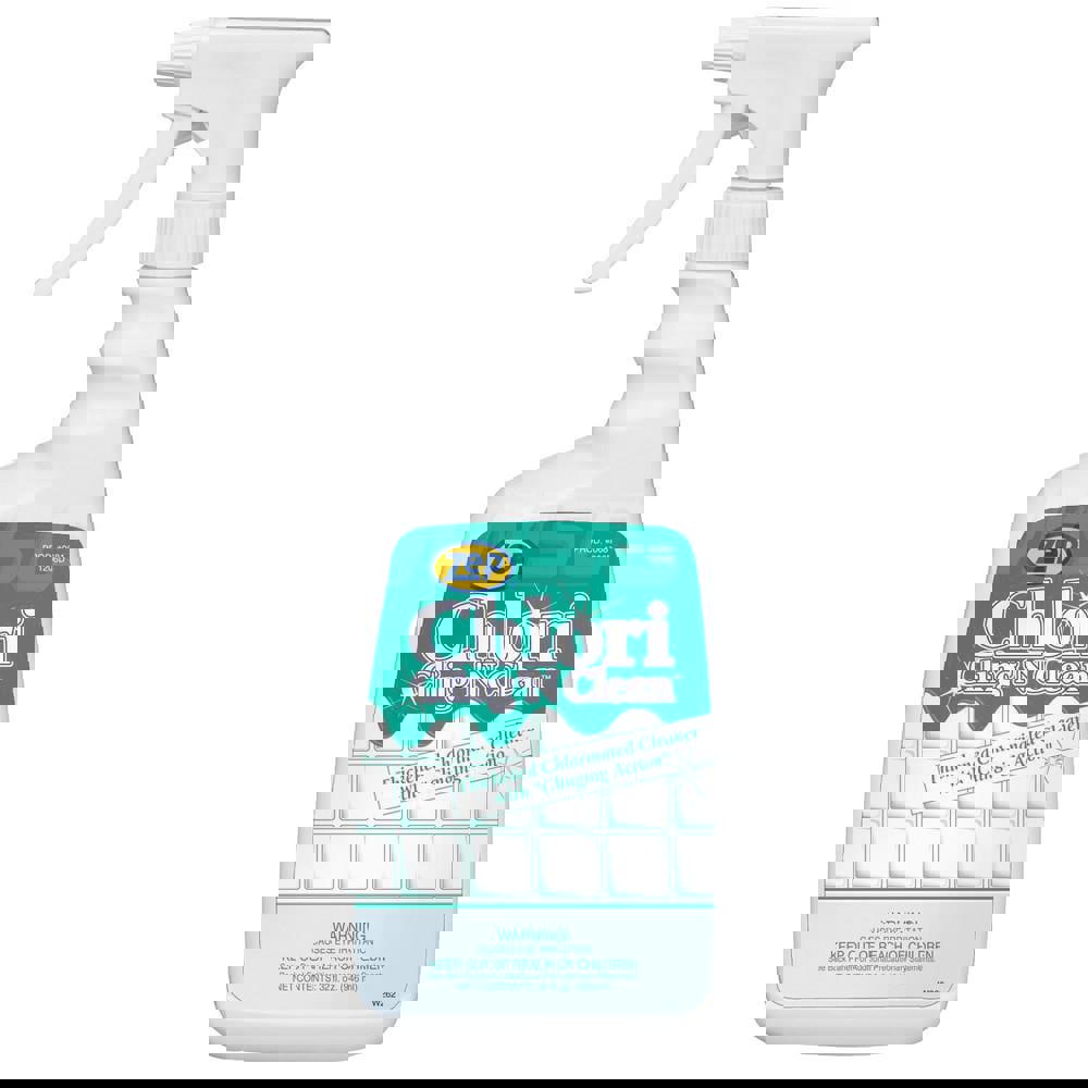 Chlori Cling 'N Clean, 1 quart Bottle, 12/Pack