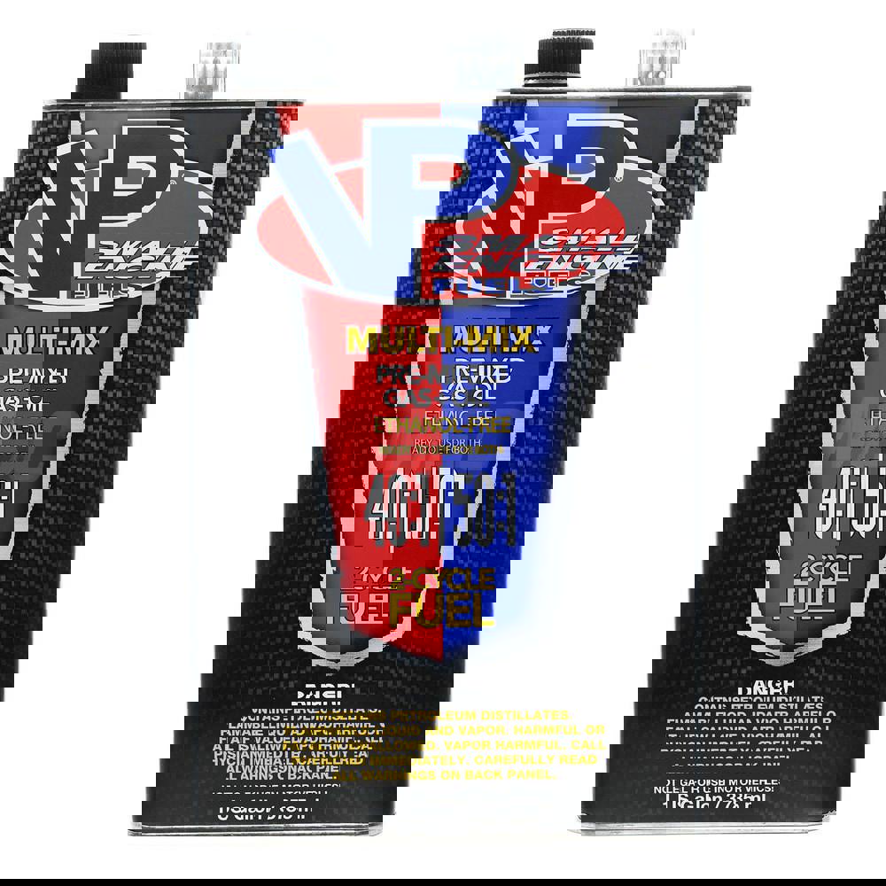 Outdoor Power Equipment Fuel; Fuel Type: Multi-Mix 40:1/50:4 ; Engine Type: 2 Cycle ; Contains Ethanol: No ; Octane: 94 ; Container Size: 1qt ; Flash Point: -31.90F