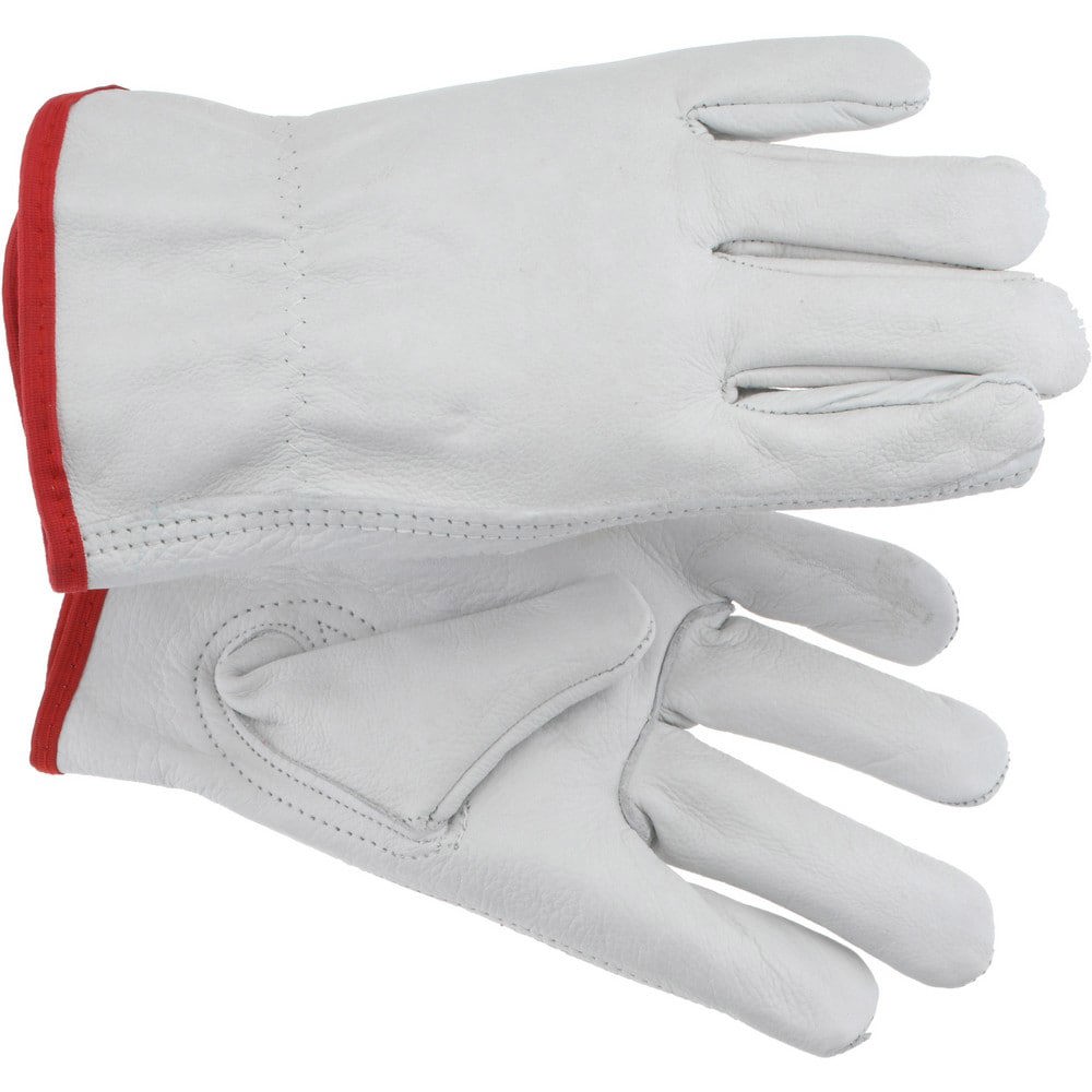 Work Gloves: PRO-SAFE Size Small, Not Lined, Cowhide