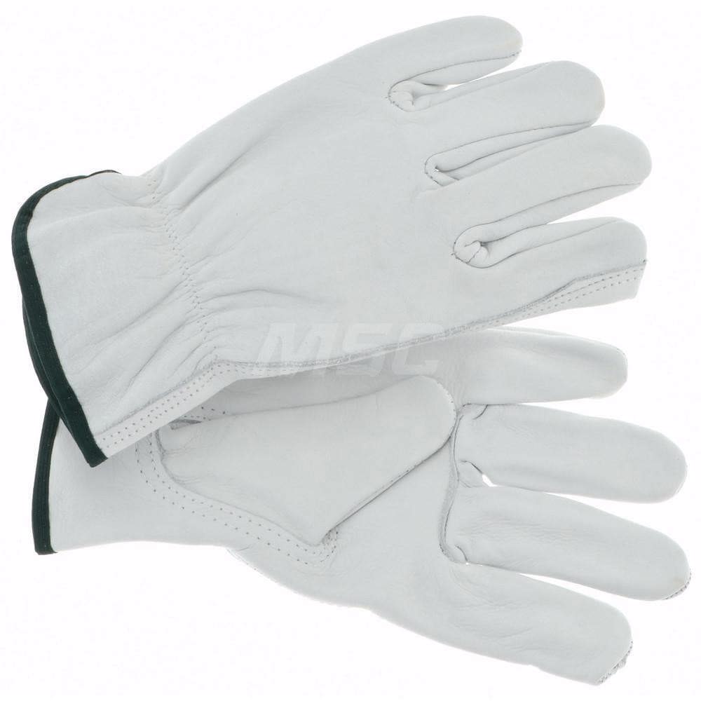 Work Gloves: PRO-SAFE Size Small, Not Lined, Cowhide