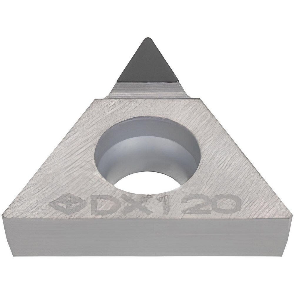 Turning Inserts; Relief Angle: 70 ; Insert Style: TCMT ; Corner Radius (Inch): 1/128 ; Corner Radius (Decimal Inch): 0.0080 ; Included Angle: 60degree ; Manufacturer Grade: DX120