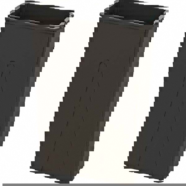 23 Gal Rectangle Black Trash Can