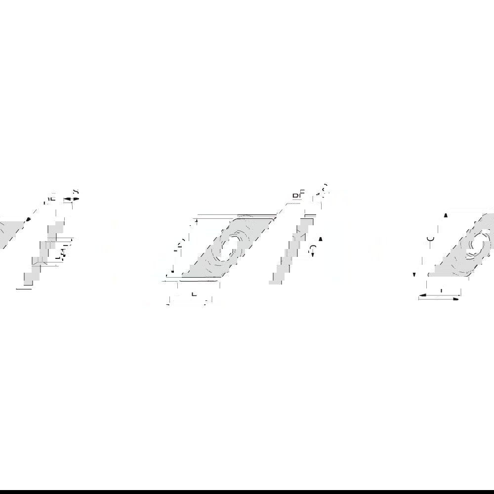 Turning Insert: DNMG442SH AH645, Solid Carbide