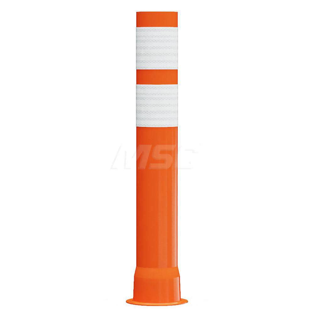 Traffic Barrels, Delineators & Posts; Reflective: Yes ; Base Needed: Yes ; Compliance: MASH Compliant; MUTCD Standards ; Collar Two Width (Inch): 4 ; Collar One Width (Inch): 4