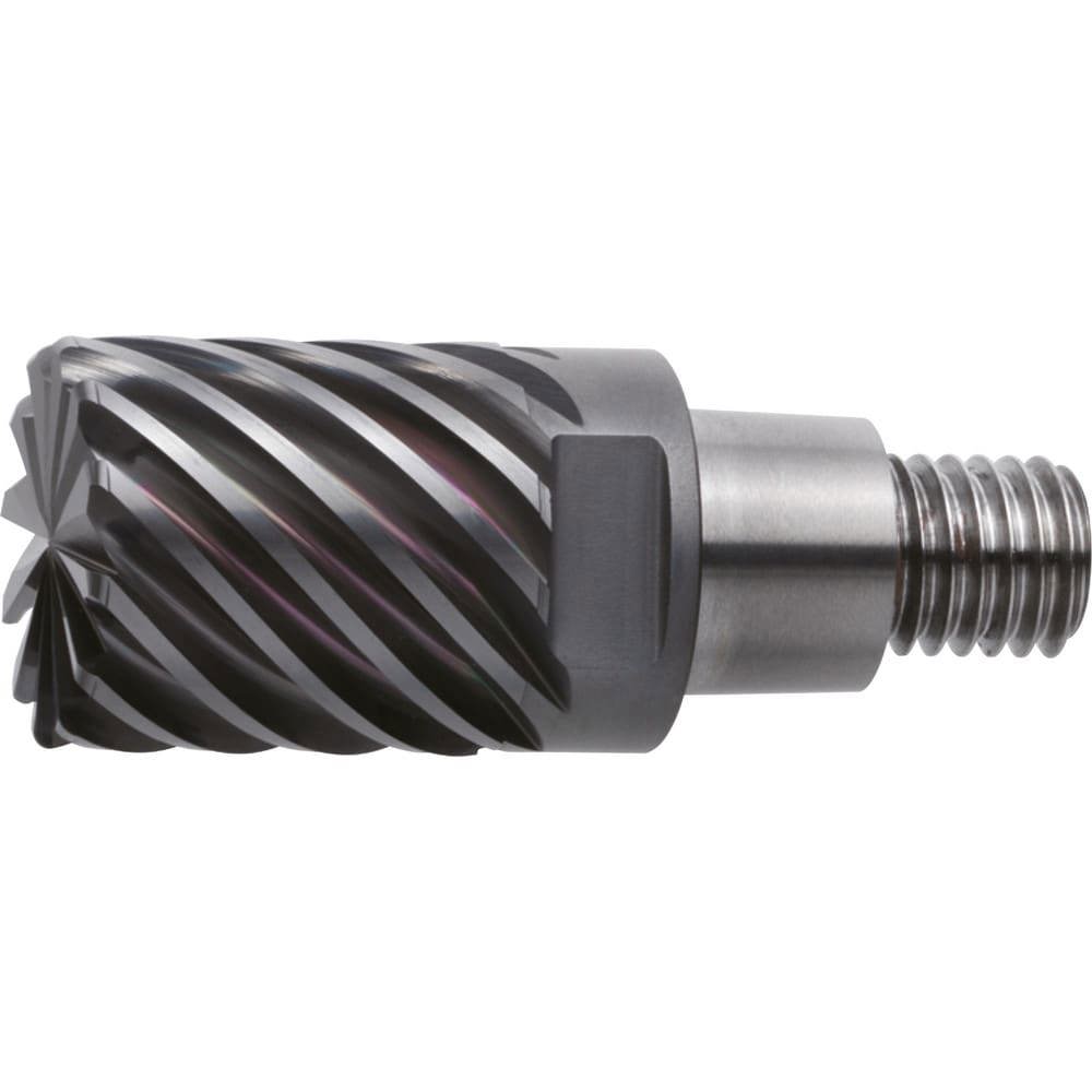 Corner Radius & Corner Chamfer End Mill Heads; Mill Diameter (mm): 25.40 ; Mill Diameter (Inch): 1 ; Length of Cut (Inch): 1 ; Length of Cut (mm): 25.4000 ; Number Of Flutes: 12 ; Overall Length (mm): 63.3500