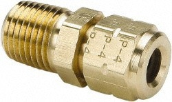 Compression Tube Connector: 3/8-18