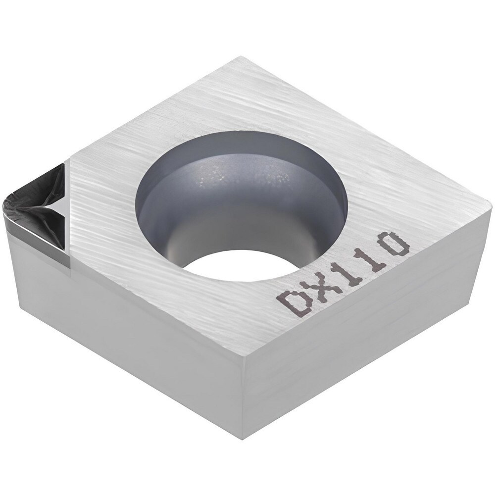 Turning Inserts; Relief Angle: 70 ; Insert Style: CCGT ; Corner Radius (Inch): 1/32 ; Corner Radius (Decimal Inch): 0.0315 ; Included Angle: 80degree ; Manufacturer Grade: DX110
