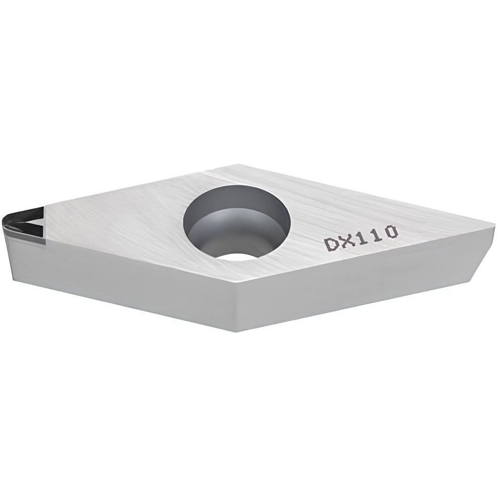 Turning Inserts; Relief Angle: 70 ; Insert Style: VCGT ; Corner Radius (Inch): 1/32 ; Corner Radius (Decimal Inch): 0.0315 ; Included Angle: 35degree ; Manufacturer Grade: DX110