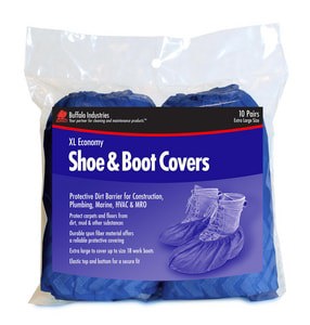 SHOE CVR BOOTIES BLUE 10/PK
