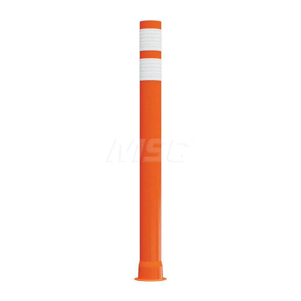 Traffic Barrels, Delineators & Posts; Reflective: Yes ; Base Needed: Yes ; Compliance: MASH Compliant; MUTCD Standards ; Collar Two Width (Inch): 4 ; Collar One Width (Inch): 4